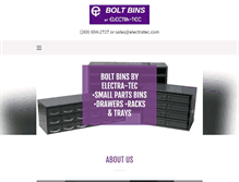 Tablet Screenshot of bolt-bins.com